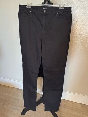 Buffalo David Bitton Hanna High Rise Soft Stretch Black Skinny Jeans 12/32